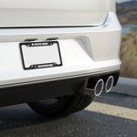 NO WEAPON FORMED LICENSE PLATE FRAME